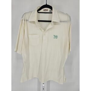 Vintage Aureus Mens Sz XL Short Sleeve Polo Shirt Dayton OH Embroidered Plane